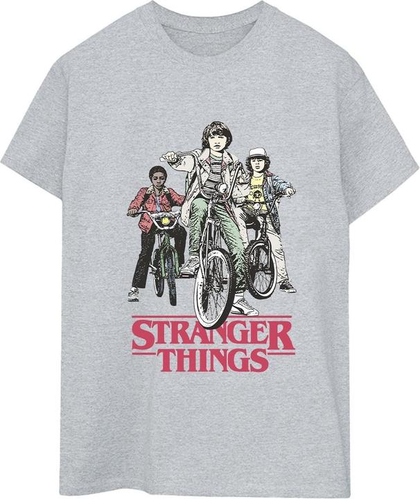 Netflix Stranger Things Retro Bikers TShirt (S)