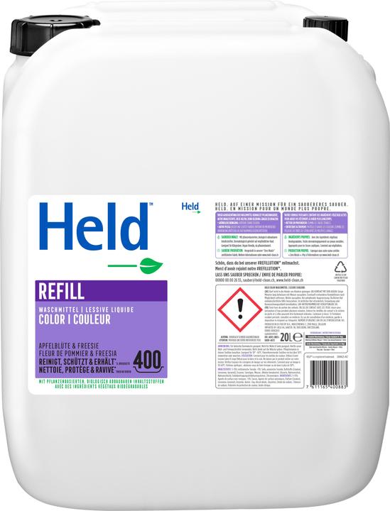 Image du produit Held Couleur (400 Cycles de lavage, Lessive liquide)