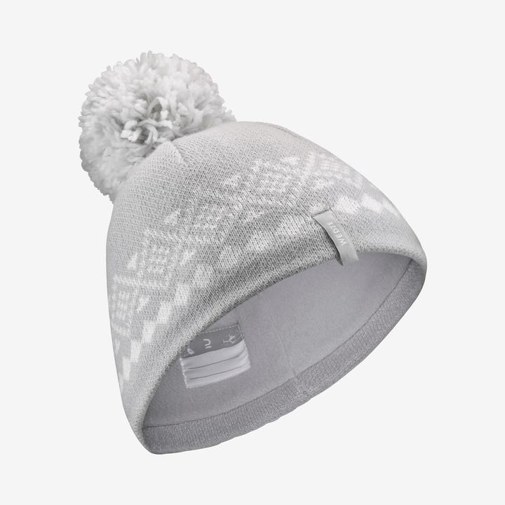 Immagine prodotto Wedze Cappello e sciarpa da sci per bambini - Grigio caldo (XS)