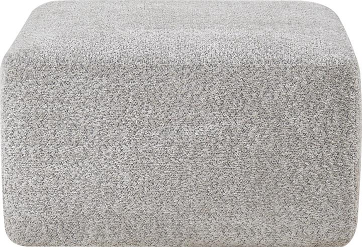 Produktbild En.Casa Sofa-Modul Hurvas Hocker Bouclé Grau