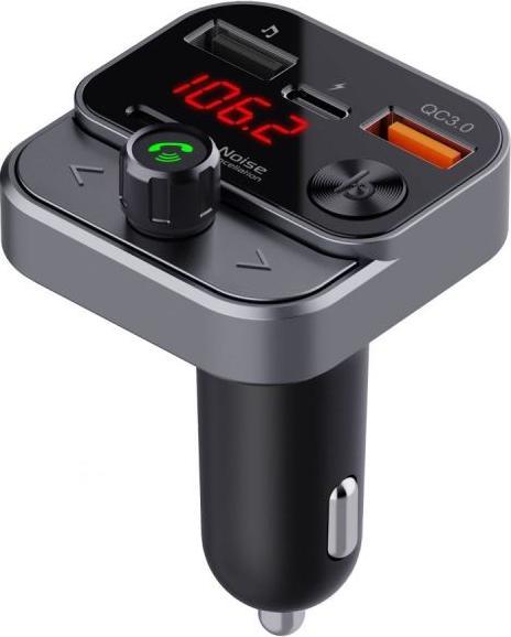 Image du produit Technaxx Bluetooth 5.3 FM-Transmitter für das Auto mit USB-C-&USB-A-Laden, Deep Bass Boost, Freispre