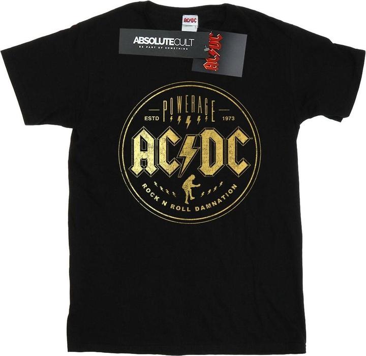 Produktbild AC/DC Rock N Roll Damnation Baumwolle Boyfriend TShirt (M)