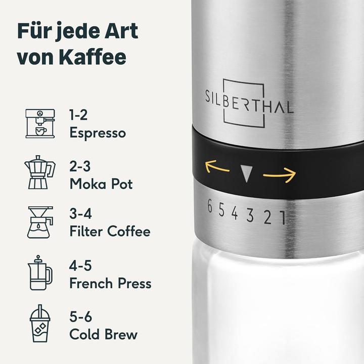 Produktbild Silberthal Kaffeemühle & Thermo French Press Set