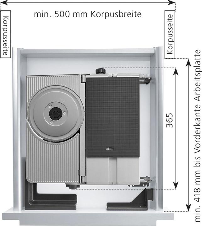 Image du produit Dr. Ritter Coupeuse universelle intégrée AES 62 SL/-H et AES 62 SR/-H