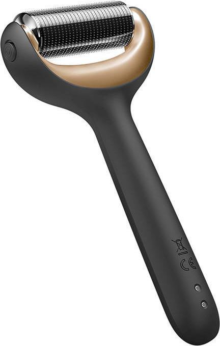 Produktbild Konjac Sponge Roller do mezoterapii igłowej twarzy i ciała 9w1 Geske z Aplikacja (szary)