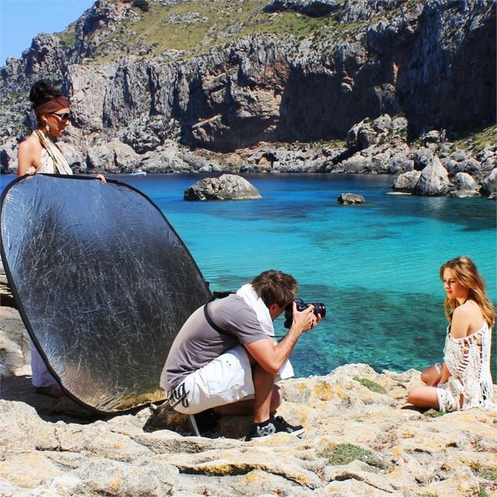 Actual product image Walimex Folding reflector per 107cm (Folding reflector, 107 cm)