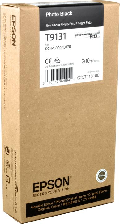 Actual product image Epson C13T913100 Photo Black 200ml (FC)