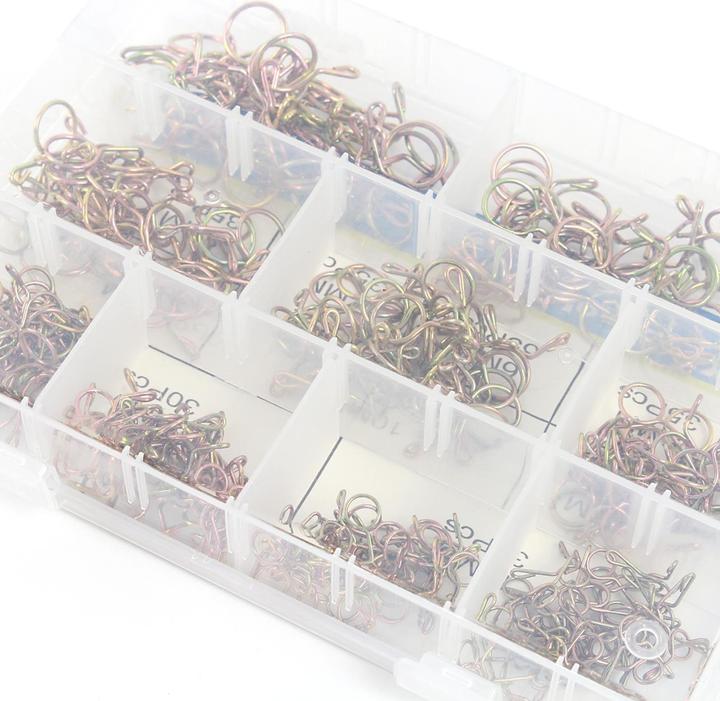 Produktbild XPOtool Federklemmen Set 290tlg Schlauchschellen Schlauchklemmen 5-13mm Schlauch