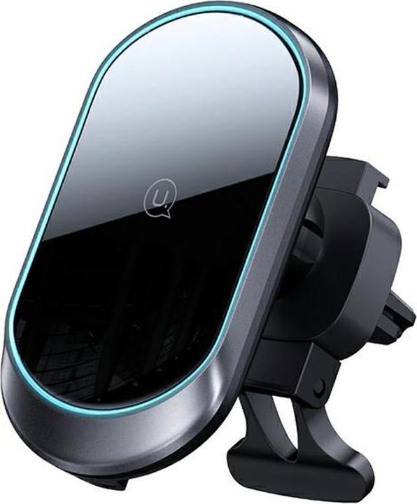 Produktbild Usams Magnetyczny uchwyt indukcyjny Wireless Charging 15W do kratki went. czarny/black CD182ZJ01 (US