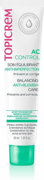 Immagine prodotto Topicrem Balanced Care AC Control - Cura contro le imperfezioni e regolatore di sebo per la pelle sensibile (40 ml, Tonico per il viso, Crema da giorno)