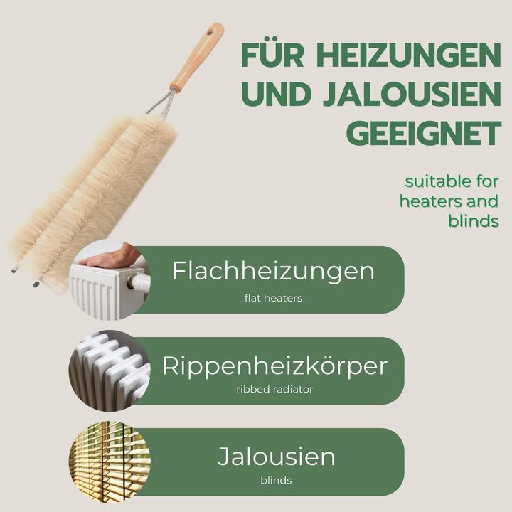 Produktbild Novaliv Heizkörperbürste Rippenheizkörper Heizungsbürste Heizkörper Reinigungsbürste 47x14cm IDEAL a (1 Stk.)