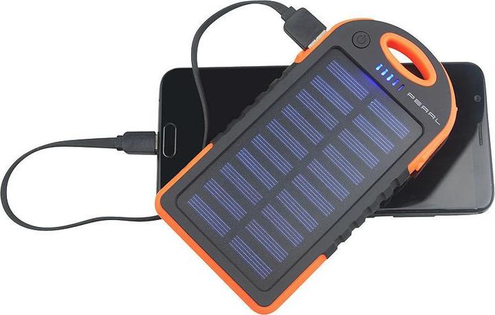 Actual product image Pearl Solar power bank with flashlight (3000 mAh, 5 W, 11.10 Wh)