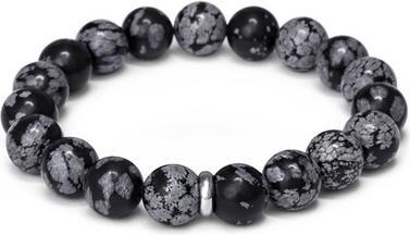 Beneto Obsidian bead bracelet MINK157/20
