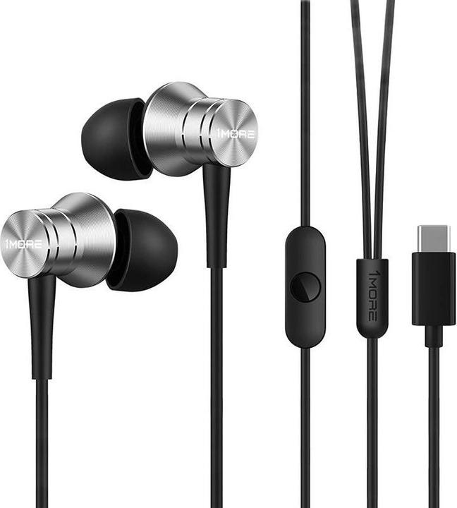 Actual product image 1More Piston Fit P10 wired in-ear headphones (silver) (Cable)
