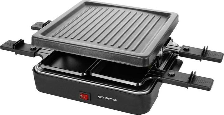 Image du produit Emerio RG-120656 Raclette 4 poêlons Noir