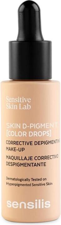 Actual product image Sensilis Skin D-Pigment Color Drops Makeup Concealer with Bio-Pigment Extract from Sclarea and Stabi (Beige)