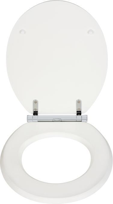 Productafbeelding Wenko WC-bril Morra wit mat MDF