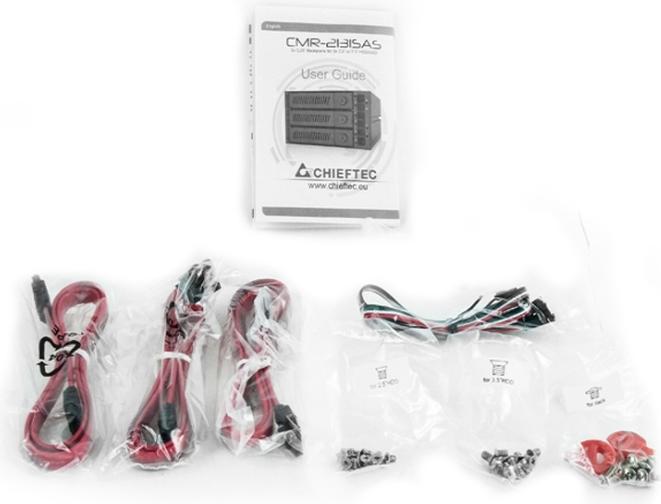 Image du produit Chieftec CMR-2131SAS - Boîtier pour lecteur de stockage - 2,5" / 3,5" partagé (6,4