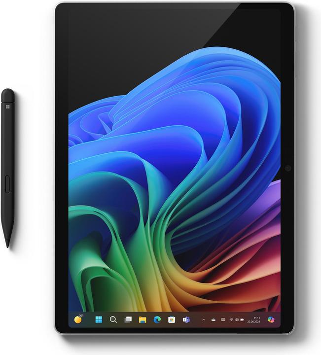 Image du produit Microsoft Surface Pro – Copilot+ PC (mit Netzteil) – 11. Edition (13", Snapdragon X Elite X1E-80-100, 16 Go, 1000 Go, Sans disposition de clavier)