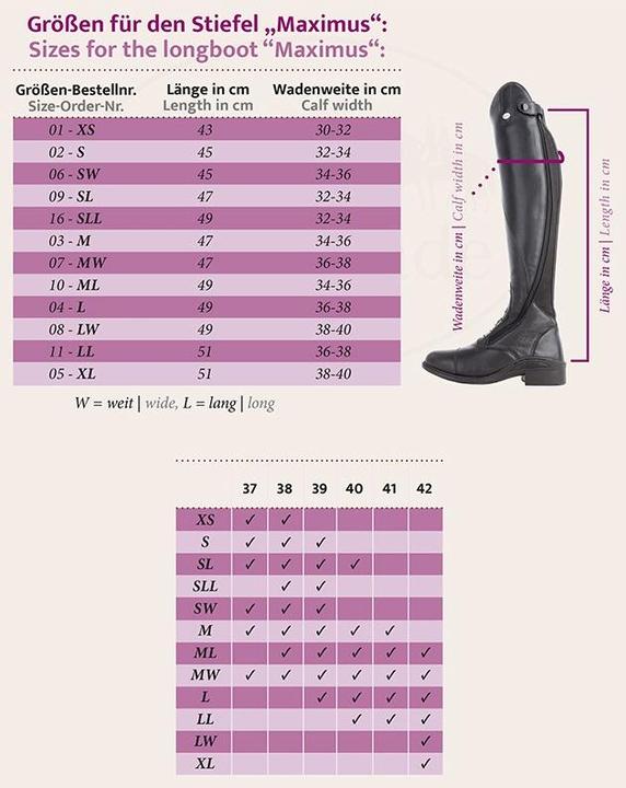 Produktbild Kavalkade Lederreitstiefel Maximus Damen (39, M)