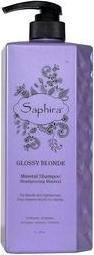 Actual product image Saphira Glossy Blonde Shampoo for Natural, Bleached, and Color-Treated Blonde (Liquid shampoo)