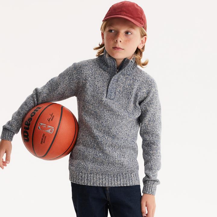Actual product image La Redoute Collections Jumper with stand-up collar (110)