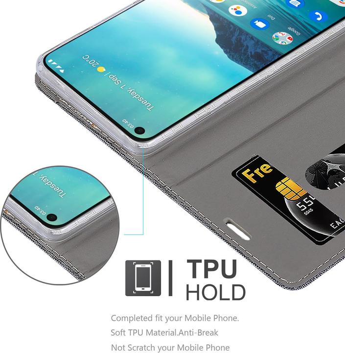 Produktbild Cadorabo Book Jeans Optik Cover (Nokia 3.4)