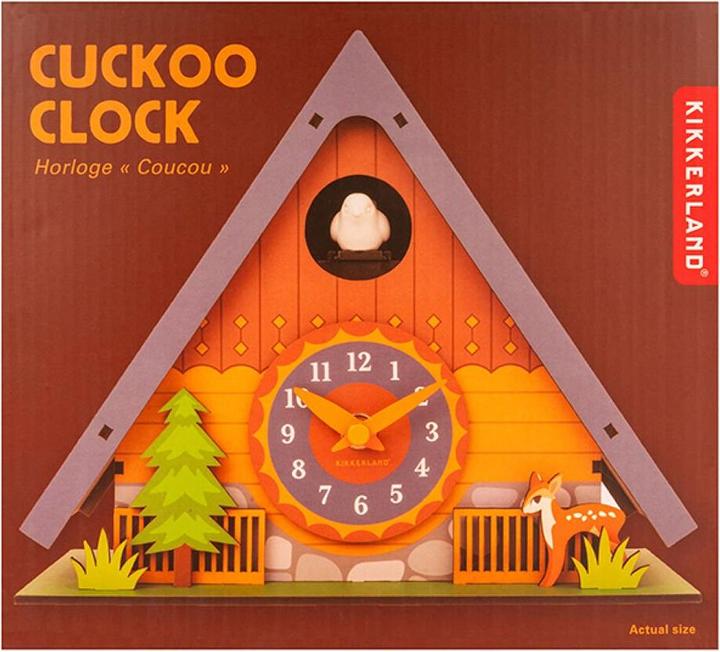 Actual product image Kikkerland - Cuckoo Clock - 22 cm x 18.25 cm x 9 cm