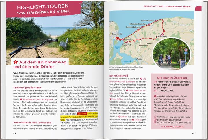 Produktbild OUTDOOR GUIDE Reiseführer Ostseeküste Mecklenburg-Vorpommern (Deutsch, Christine Lendt, 2025)