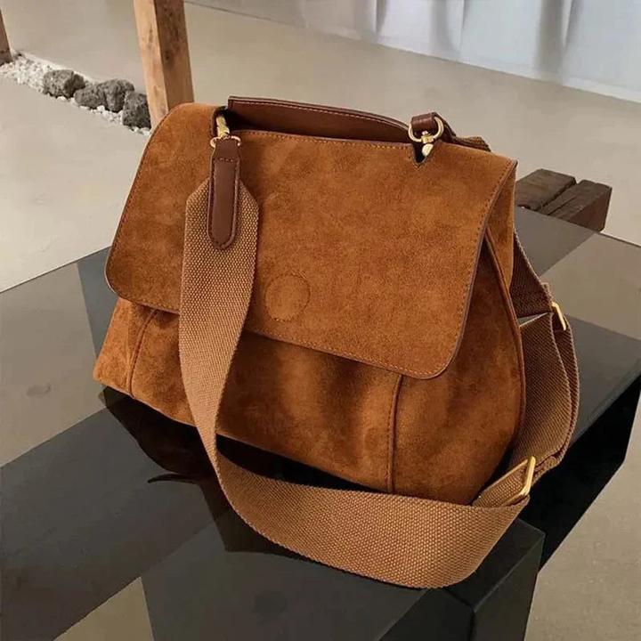 Produktbild Only-Bags.Store Mode Umhängetaschen Retro Pu Leder Klappe Crossbody Tasche Messenger Handtasche Clutch Geldbörse
