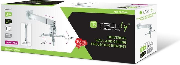 Actual product image Techly Wall and ceiling mount for projector or beamer (Wall, Ceiling)