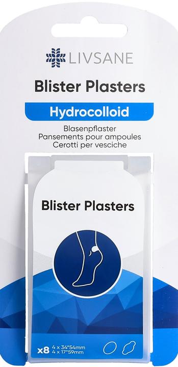 Produktbild Livsane Blasenpflaster hydrokolloid 8 (8 x)