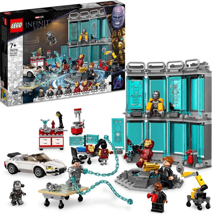 Produktbild LEGO Iron Mans Werkstatt (76216, LEGO Marvel)