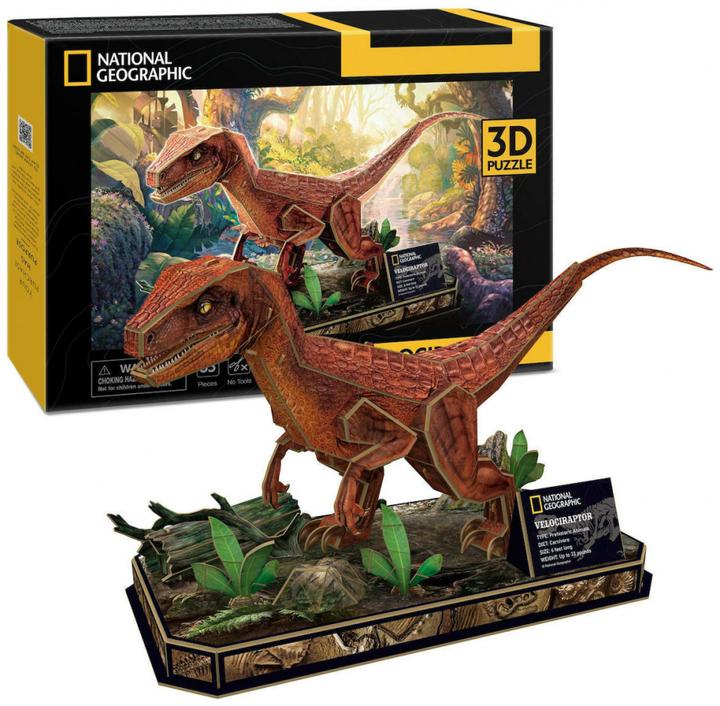 NoName 3d Puzzel Velociraptor (63 Teile)