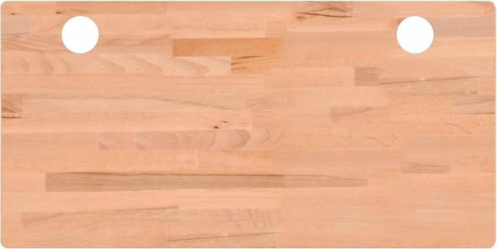 Actual product image VidaXL Schreibtischplatte 100x50x2,5 cm Massivholz Buche,Material