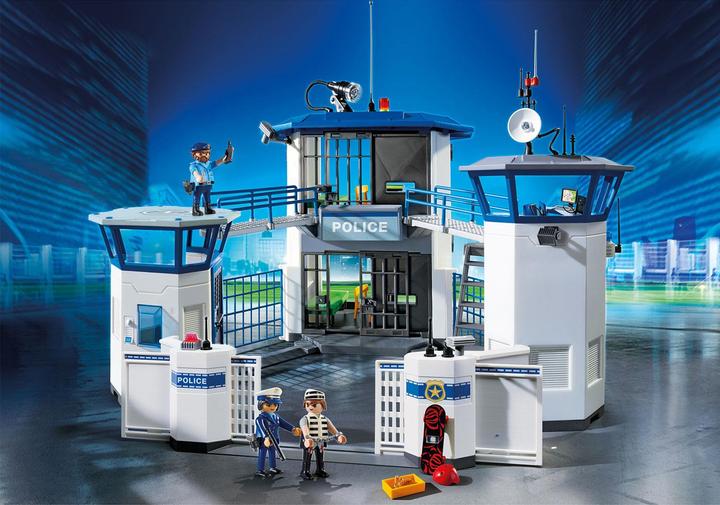 Actual product image Playmobil Intl. police command center with prison (6919, Playmobil City Action)