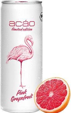 Actual product image Acáo Soft Drink Tray with Pink Grapefruit & Guarana Organic (24 x 25 cl)