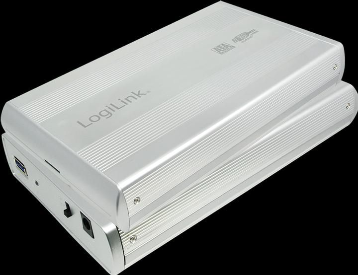 Produktbild LogiLink Festplattengehäuse 3.5" S-ATA USB 3.0 Alu, silber (3.5")