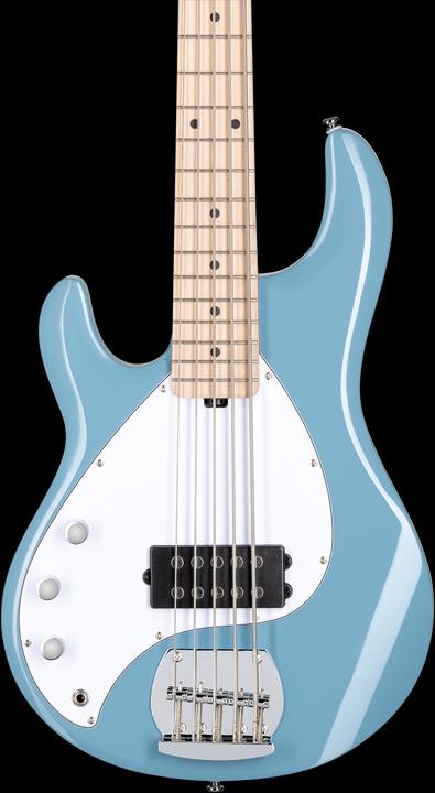 Produktbild Bassgitarre, S.U.B., StingRay RAY5, 5-Saiter, Chopper Blue, Lefthand (E-Gitarre)