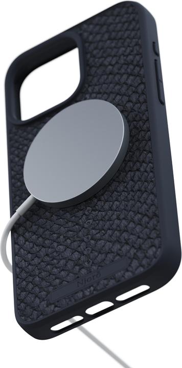 Image du produit Njord Étui rigide Salm.Leather Magsafe noir (Apple iPhone 15 Pro Max)