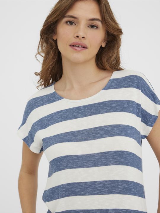 Actual product image Vero Moda Striped top with short sleeves (S)