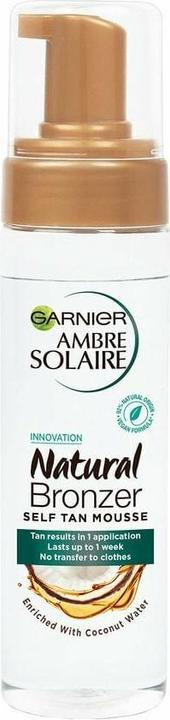Produktbild Garnier Ambre Solaire Natural Bronzer Self Tan Mousse (Selbstbräunungsserum, 200 ml)