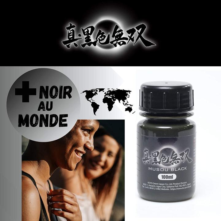 Actual product image Musou Black Acrylic paint (Black, 100 ml)