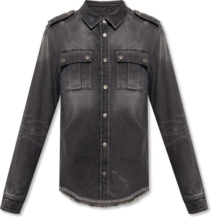 Balmain Cotton Denim Shirt (40)