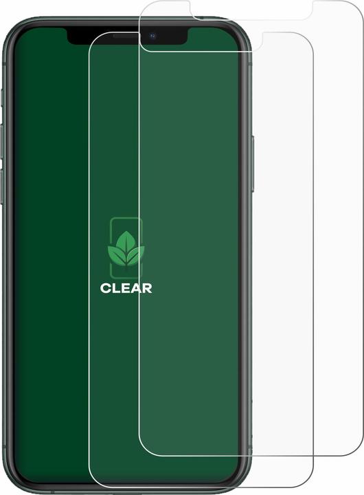 Produktbild ScreenLeaf Schutzfolie nachhaltiger Displayschutz Displayschutzfolie Folie Klar Transparent (2 Stück, Apple iPhone 11 Pro)