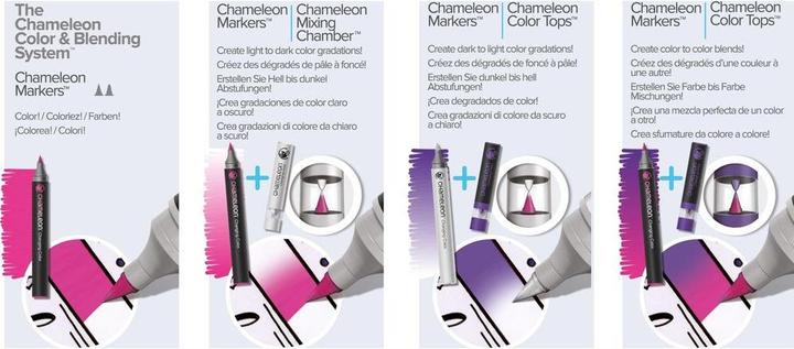 Produktbild Chameleon Aquarellfarbstifte Brushpen Color & Blending Set (Mehrfarbig, 6 x)