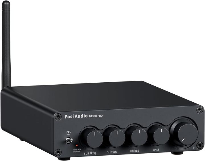 Fosi Audio BT30D PRO, 2.1 Kanal Audioverstärker (Röhren-Verstärker)
