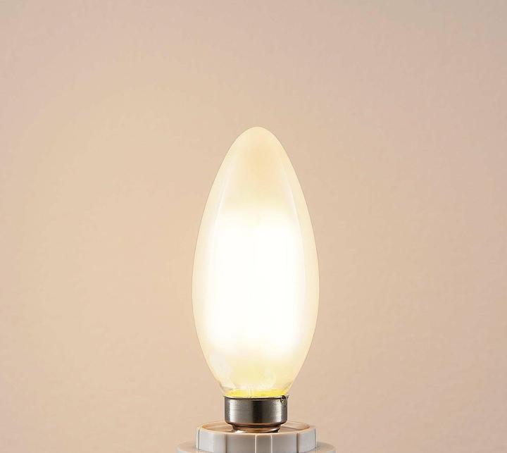Actual product image Arcchio LED Lamp E14 4W 2,700K Candle, Dimmable, Frosted (E14, 4 W, 470 lm, 1 x, E)