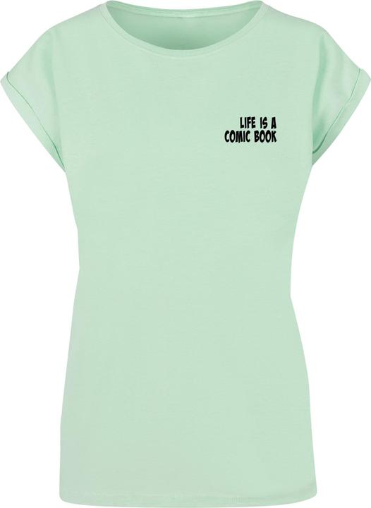 Image du produit Merchcode Ladies Book Comic Extended Shoulder Tee - 112993 (S)