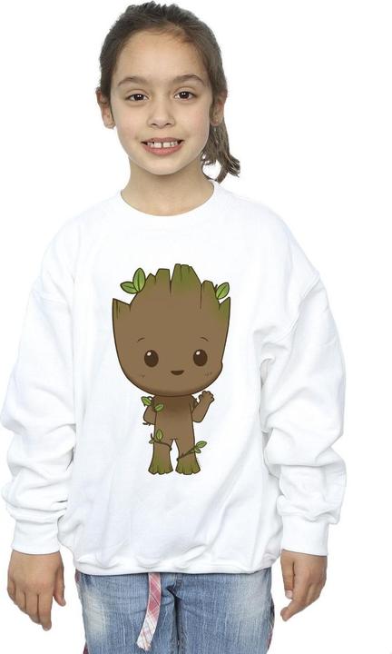 Image du produit - Sweat AM GROOT CHIBI WAVE POSE - Fille (140, 146)